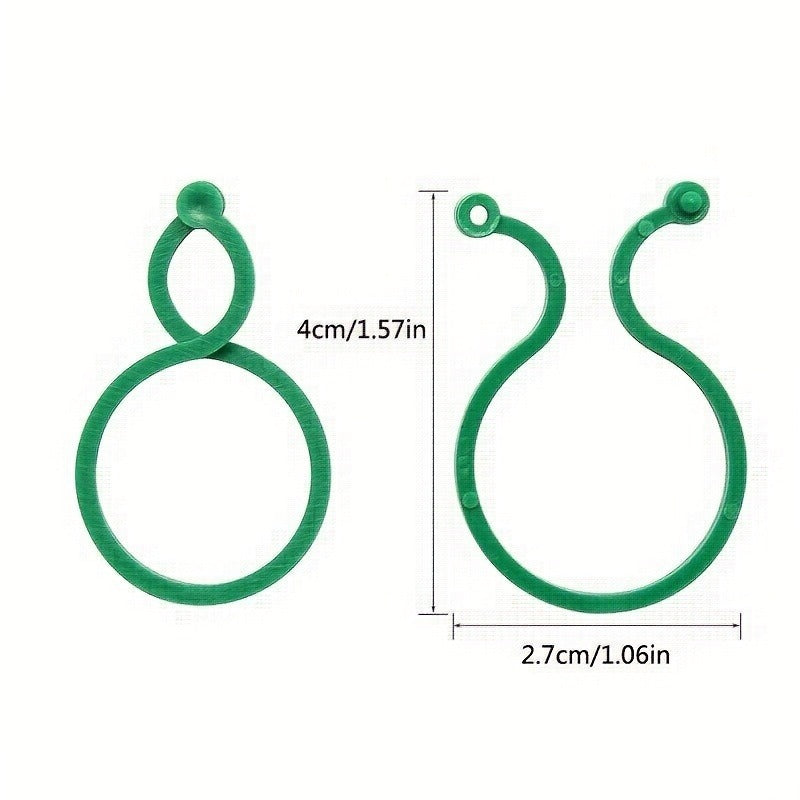 50pcs Garden Plant Stand Tool Kit Trellis Clip Rattan Twine & Twist Ties