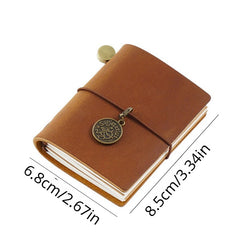 Mini Traveler's Notebook Planner Leather Mini Journal