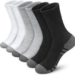 5 Pairs Men's Cotton Basketball Socks for Autumn/Winter
