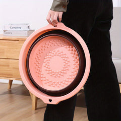 Collapsible Foot Bath Soak Tub with Massage Acupoint