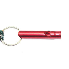 Hand Woven Emergency Key Chain With Compass Survival Whistle
