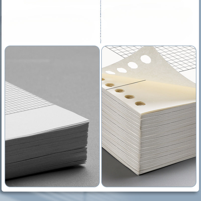 Waterproof Buckle Horizontal Line Notebook for College Students