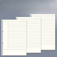 Waterproof Buckle Horizontal Line Notebook for College Students