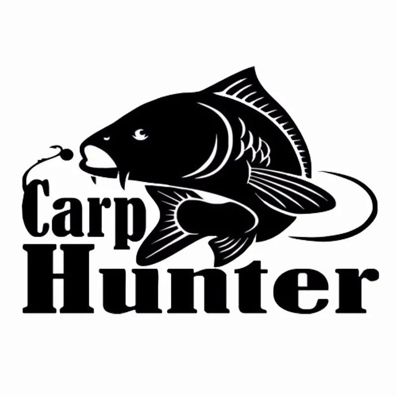 Carp Hunter Vinyl Car Styling Fishing Window Decal Sticker