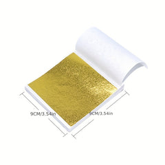 100pcs Art Paper Sheets in Gold, Silver, Rose Gold for Gilding