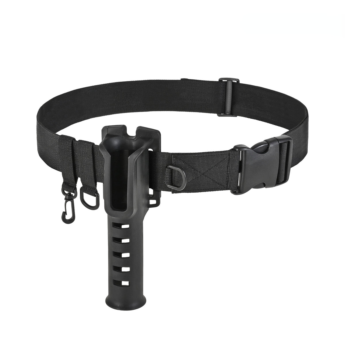 Portable Fishing Belt with Rod Holder Adjustable Waist Fishing Pole Inserter