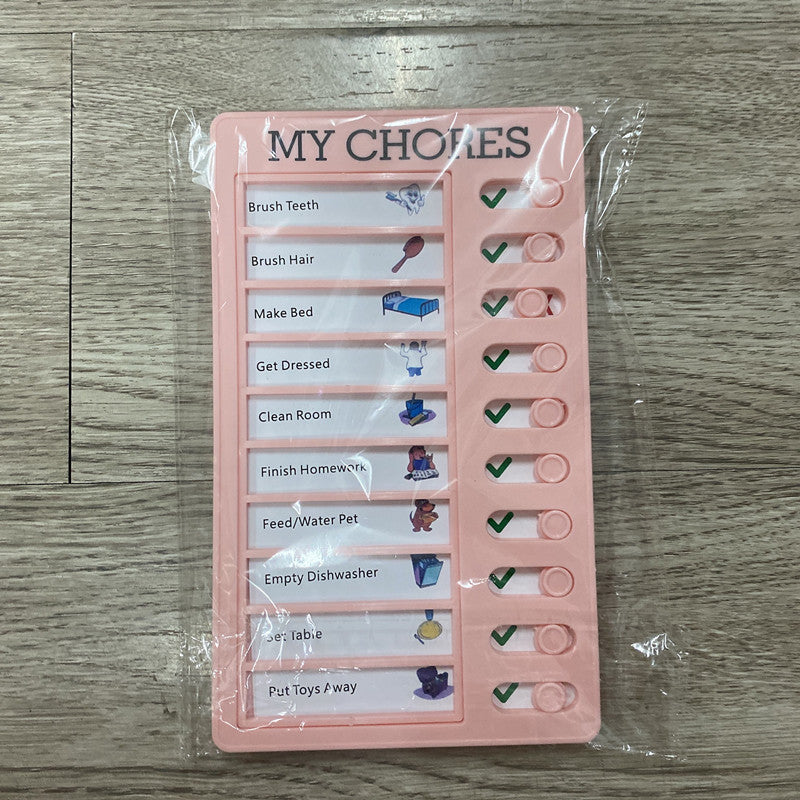 Chore Chart Memo Board Daily Reminder for School Home Office