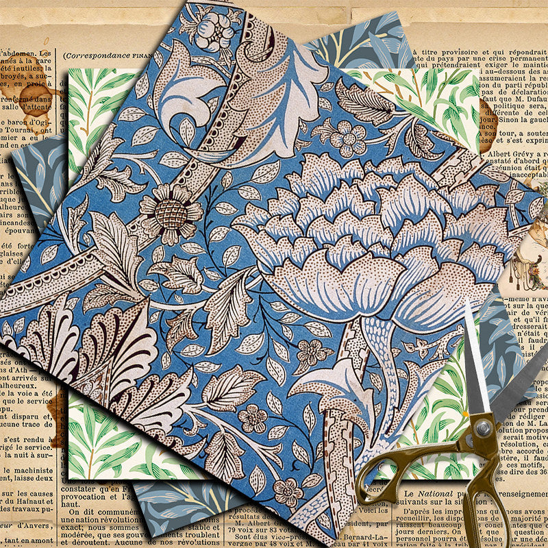 12pcs Retro Journal Decoration Stickers for DIY Arts Crafts