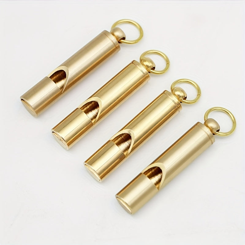 Portable Metal Survival Whistle Key Chain