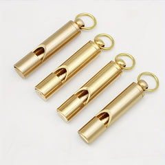 Portable Metal Survival Whistle Key Chain