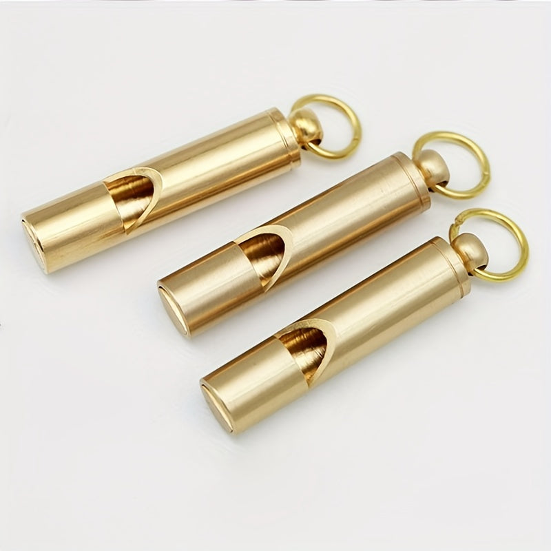 Portable Metal Survival Whistle Key Chain