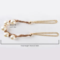Faux Pearl Curtain Strap French Curtain Tieback