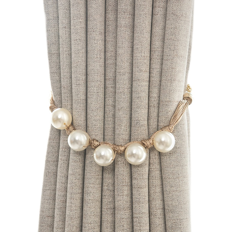 Faux Pearl Curtain Strap French Curtain Tieback