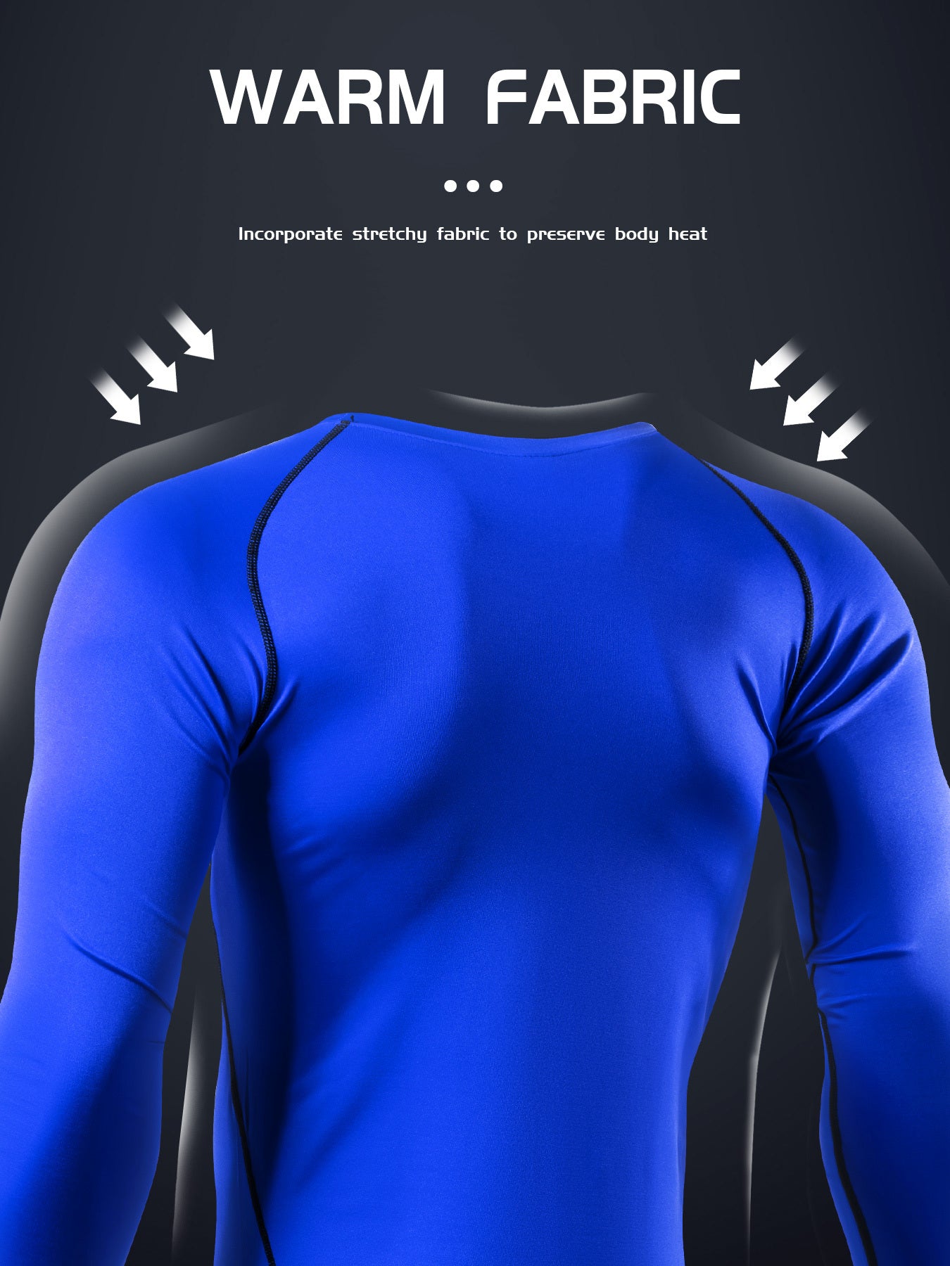Men's Workout Shirt Active High Stretch Compression Base Layer