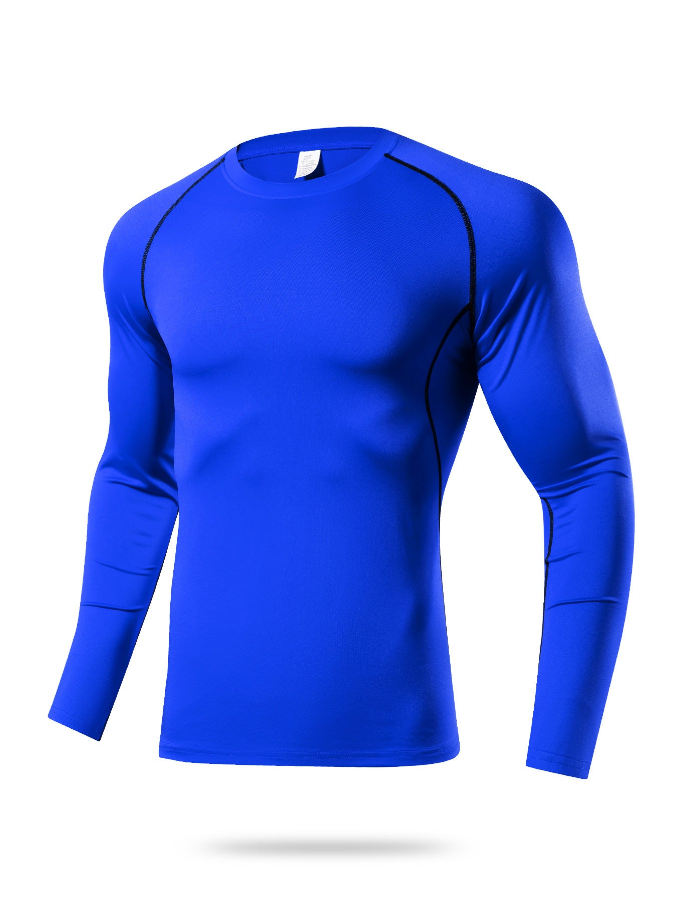 Men's Workout Shirt Active High Stretch Compression Base Layer