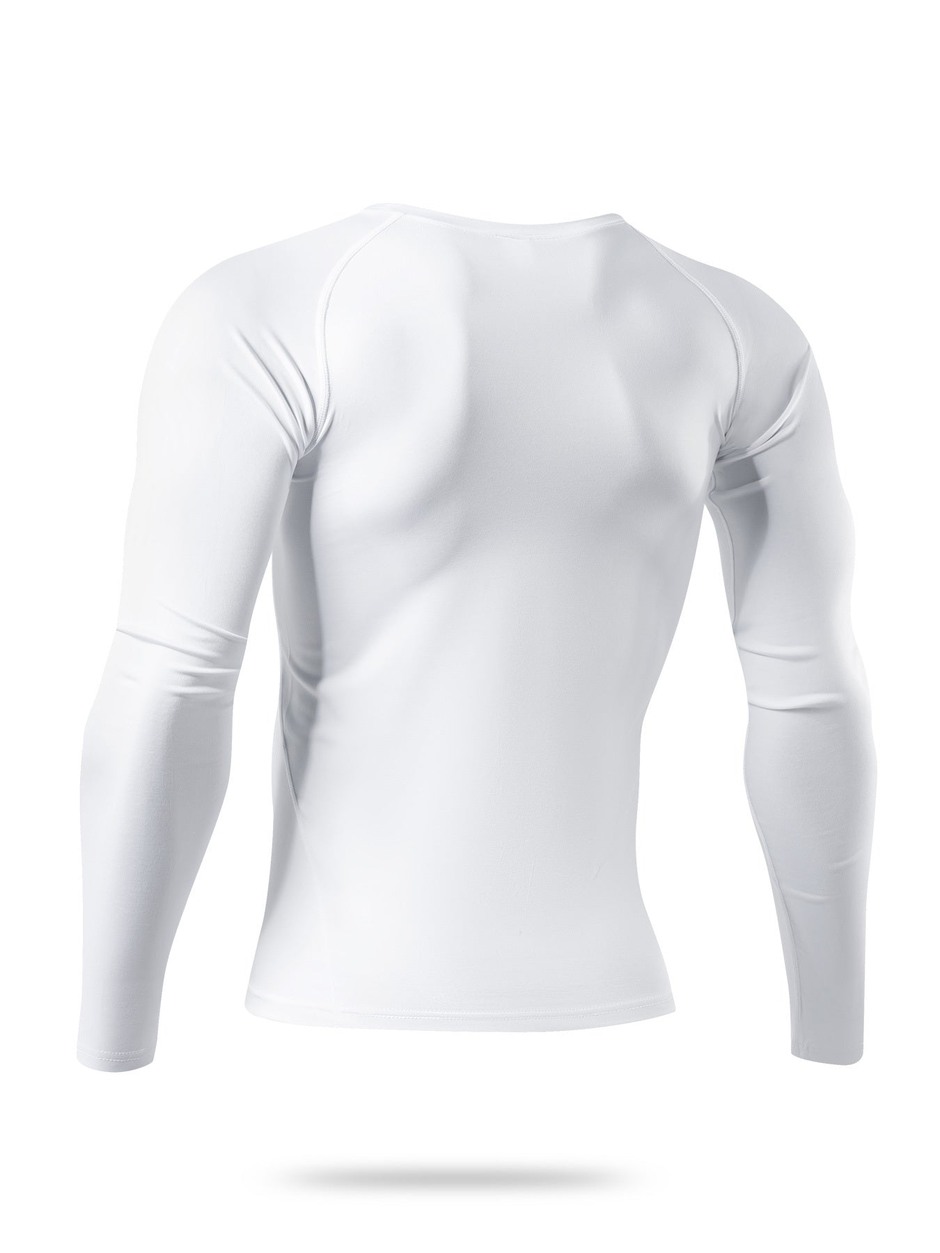 Men's Solid Workout Shirt Active High Stretch Compression Moisture Wicking