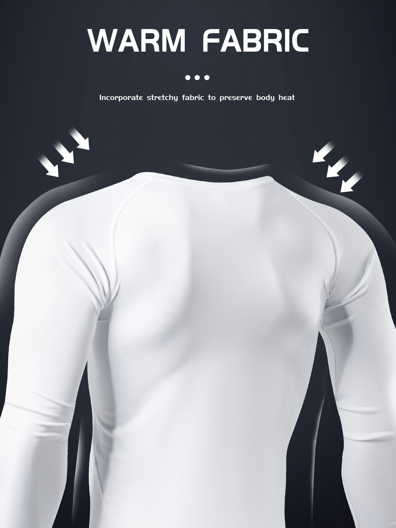 Men's Solid Workout Shirt Active High Stretch Compression Moisture Wicking