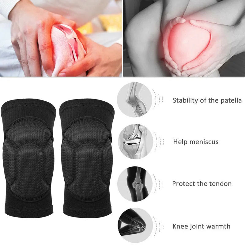 Thicken Sponge Knee Pads Basketball Brace Non-slip Fitness Gear