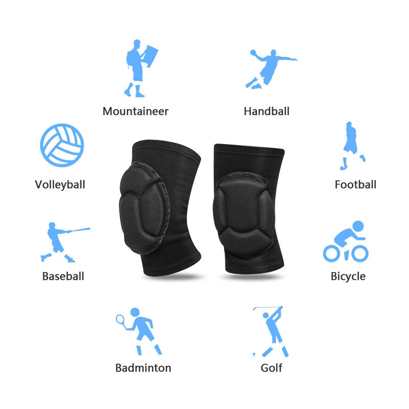 Thicken Sponge Knee Pads Basketball Brace Non-slip Fitness Gear