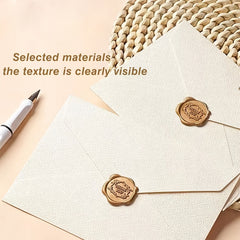 16 Pcs Vintage Stationery Paper Set with Envelopes and Stickers