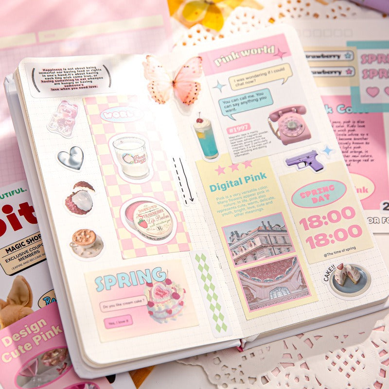 American Retro Animal Journal Diary Notebook