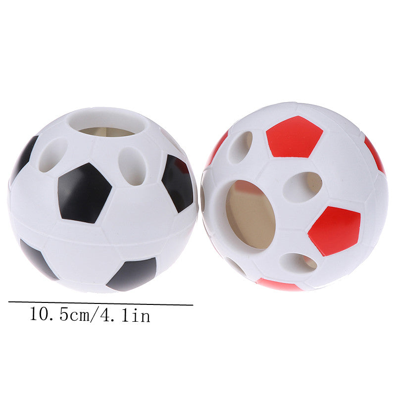 Soccer Ball Toothbrush Pen Holder Desktop Rack Student Gift