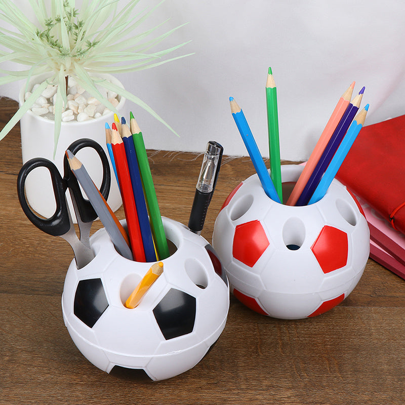 Soccer Ball Toothbrush Pen Holder Desktop Rack Student Gift