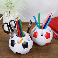 Soccer Ball Toothbrush Pen Holder Desktop Rack Student Gift