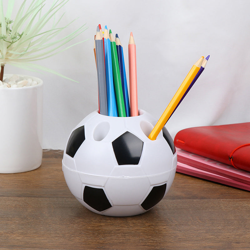 Soccer Ball Toothbrush Pen Holder Desktop Rack Student Gift