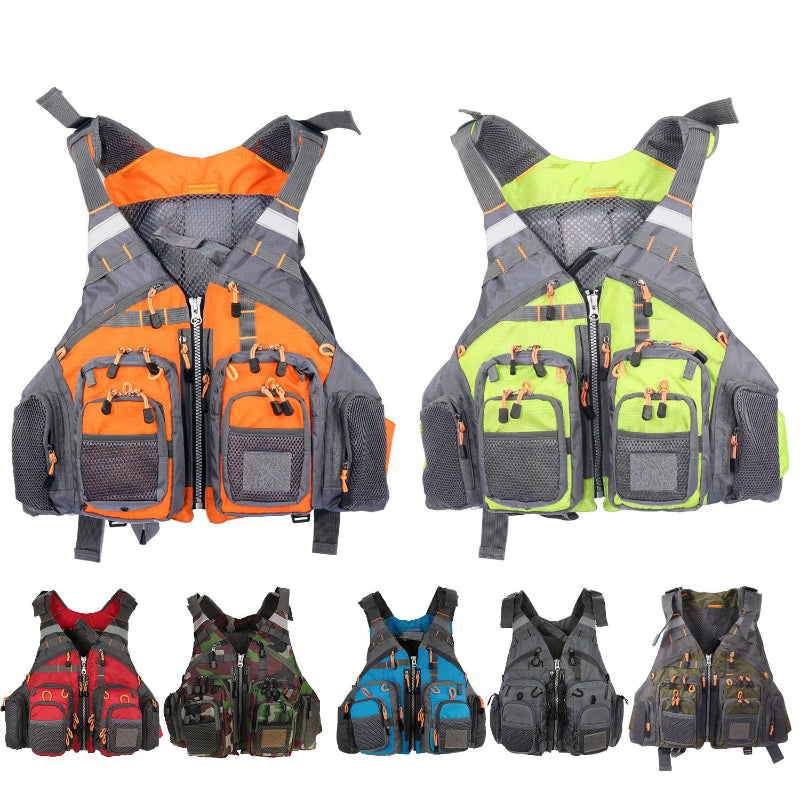 Adjustable Fishing Vest for Men and Women - Ideal for Fly Bass Fishing
