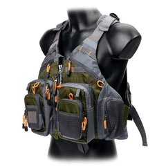 Adjustable Fishing Vest for Men and Women - Ideal for Fly Bass Fishing