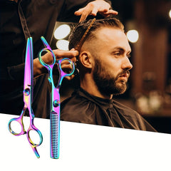 Rainbow Hairdressing Scissors Hair Cutting Shears Thinning Scissors