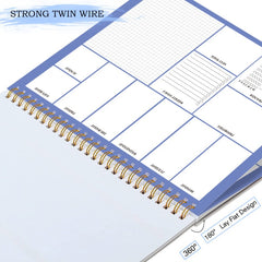 A4 Weekly Planner 50 Sheets 100gsm Paper Desktop Productivity Tracker
