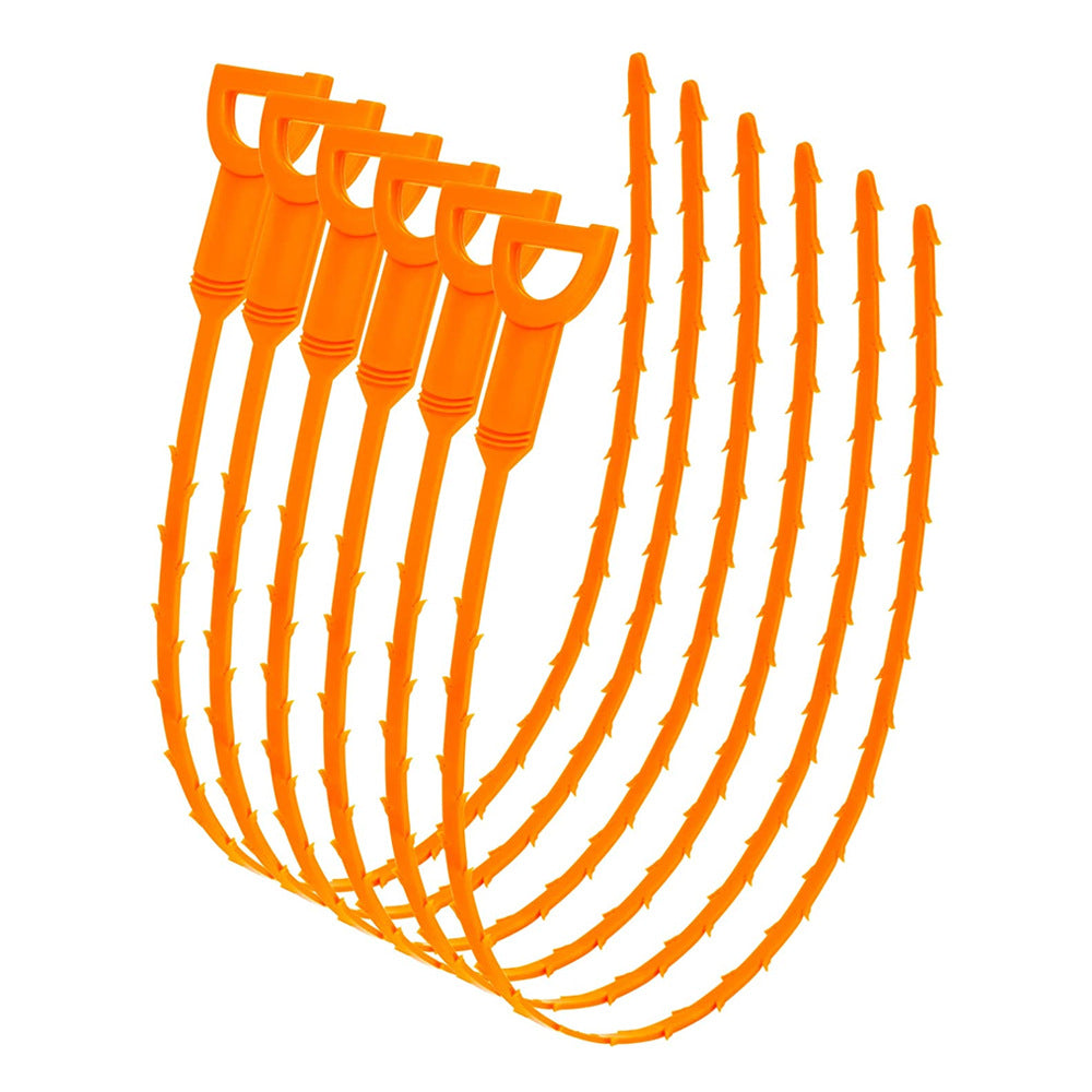 8Pcs Pipe Dredge Hook Sewer Toilet Hair Cleaning Tool