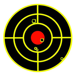 100pcs Self Adhesive Splatter Targets 7.62cm Reactive Paper Targets Roll 