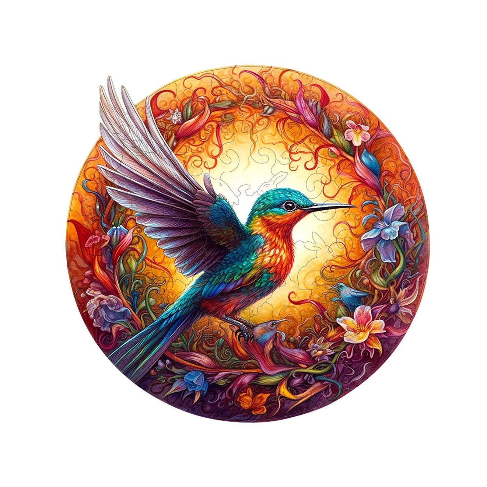 Wooden Jigsaw Puzzles Pretty Bird And Animal Puzzles