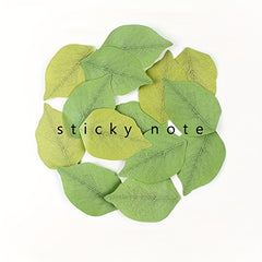 50 Sheets Leaf Sticky Notes Memo Pad Paper Sticker Pads Office Supplies