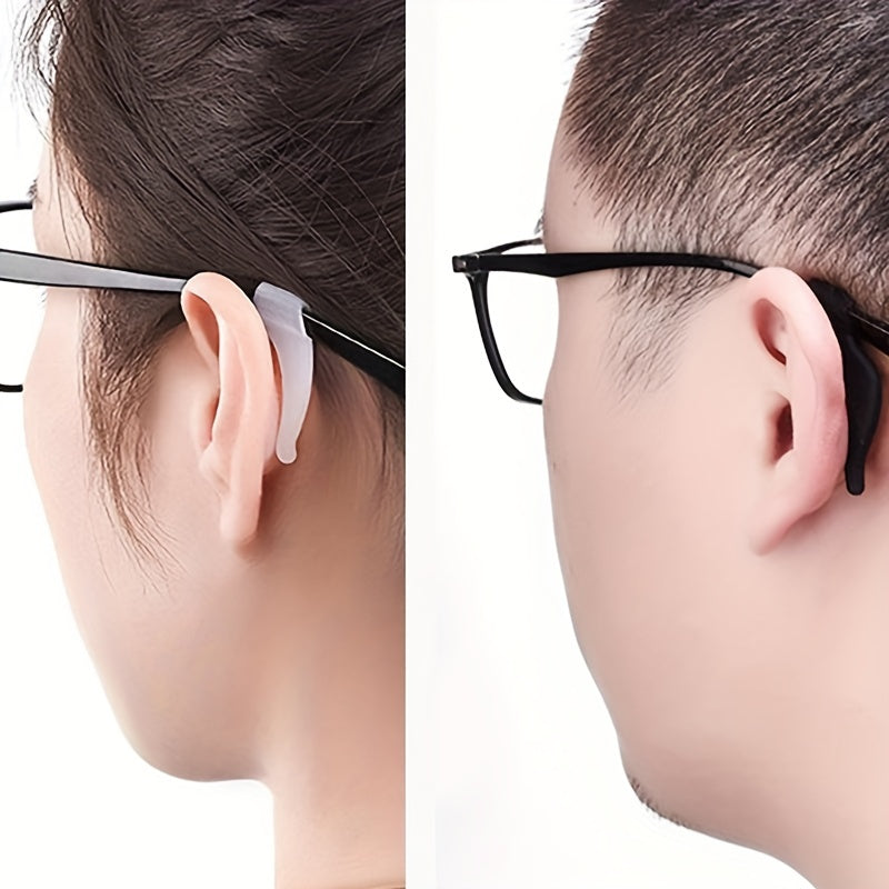 5 Pairs Glasses Anti Slip Hooks Sports Style Ear Support & Non Slip Cover