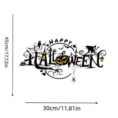 Halloween Decoration Sticker PVC Glass Stickers Waterproof Funny Sticker