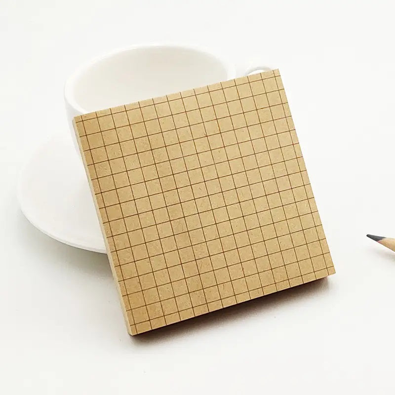 1pc Sticky Notes Box Horizontal Lines Blank Self Stick Note Pads