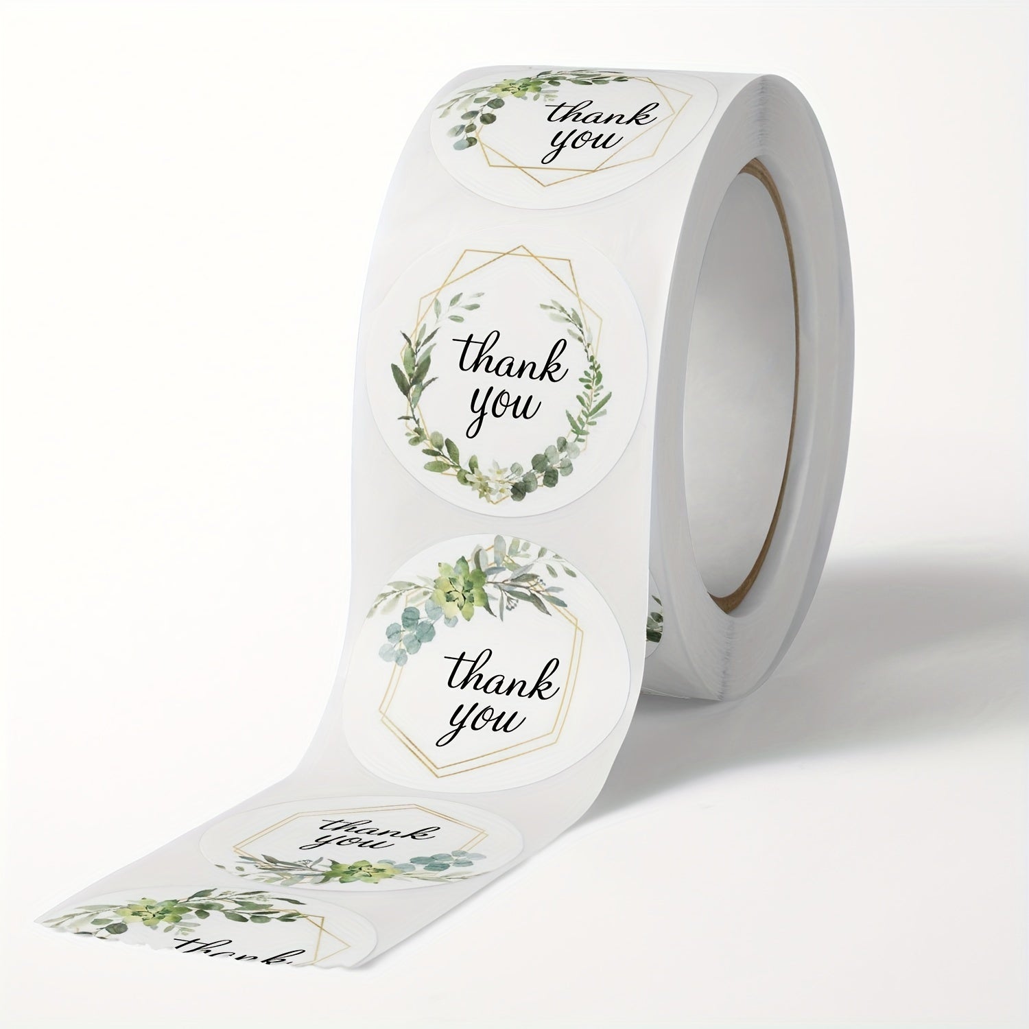 500 Floral Thank You Stickers Wedding Decor Self Adhesive Labels