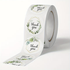 500 Floral Thank You Stickers Wedding Decor Self Adhesive Labels