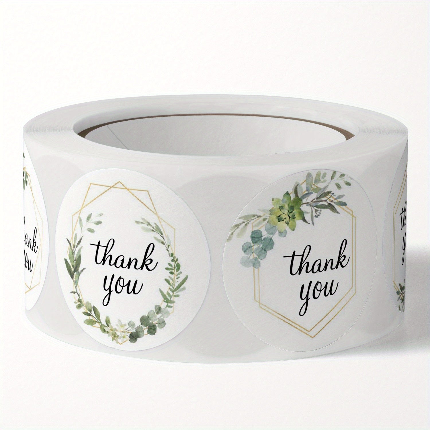 500 Floral Thank You Stickers Wedding Decor Self Adhesive Labels