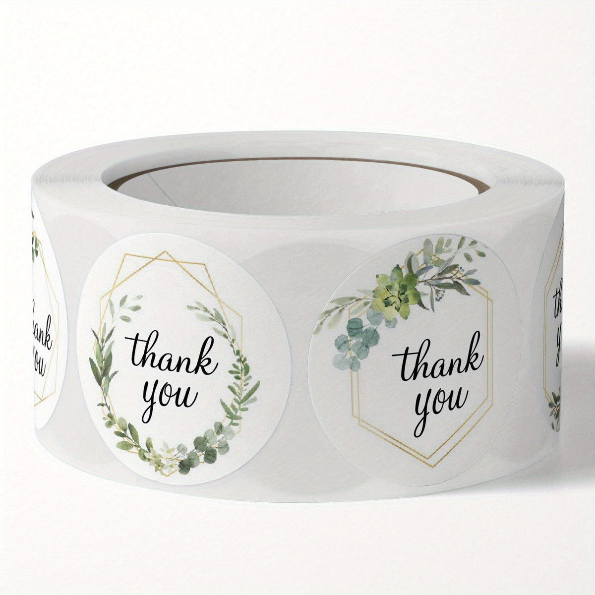 500 Floral Thank You Stickers Wedding Decor Self Adhesive Labels
