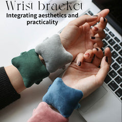 1pc Mouse Pad Wrist Protector Small Pillow Office Typing Hand Pad