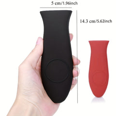 4 Pcs Silicone Hot Handle Holder Anti Slip Pot Holder Heat Resistant