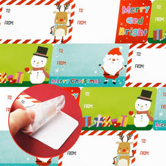 500pcs Christmas Holiday Stickers Gift Labels