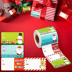 500pcs Christmas Holiday Stickers Gift Labels
