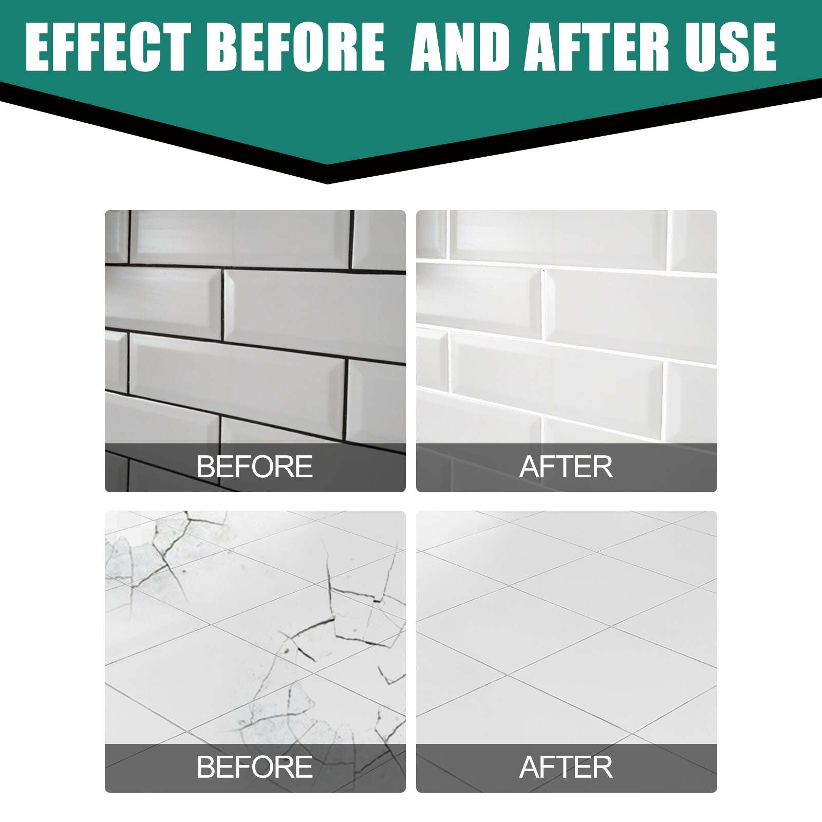 Tile Repair Paste Fast Adhesive for Marble Bathtub Toilet Crack Repair