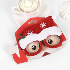 Christmas Party Antlers Glasses Holiday Gift Props